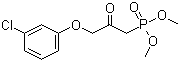structure of CAS# 40665-94-9, 3-(3-氯苯氧基)-2-氧代丙基磷酸二甲酯