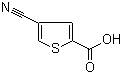 structure of CAS# 406719-77-5, 4-氰基-2-噻吩甲酸