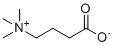 3-羧基-N,N,N-三甲基-1-丙铵内盐分子结构 (CAS 407-64-7)