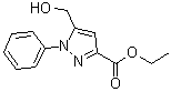 5-(羟基甲基)-1-苯基-1H-吡唑-3-羧酸乙酯分子结构 (CAS 40753-66-0)