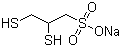 structure of CAS# 4076-02-2, 2,3-二巯基丙磺酸钠