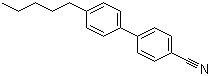 structure of CAS# 40817-08-1, 4'-正戊基-4-氰基联苯