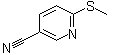 6-(甲硫基)-3-氰基吡啶分子结构 (CAS 408350-80-1)