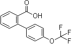 structure of CAS# 408366-18-7, 4'-(三氟甲氧基)-联苯-2-甲酸