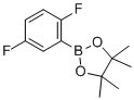 2-(2,5-二氟苯基)-4,4,5,5-四甲基-1,3,2-二氧硼杂环戊烷分子结构 (CAS 408492-25-1)