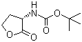 structure of CAS# 40856-59-5, (S)-(-)-alpha-(Boc-氨基)-gamma-丁酸内酯