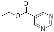 structure of CAS# 40929-50-8, Ethyl 5-pyrimidinecarboxylate
