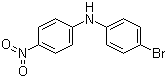 CAS # 40932-71-6, 4-Bromo-4'-nitrodiphenylamine, 4-Bromo-N-(4-nitrophenyl)benzenamine