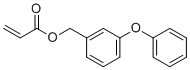 (3-苯氧基苯基)甲基丙-2-烯酸酯分子结构 (CAS 409325-06-0)