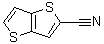 噻吩并[3,2-b]噻吩-2-甲腈分子结构 (CAS 40985-58-8)