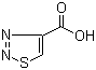 1,2,3-噻二唑-4-羧酸分子结构 (CAS 4100-13-4)