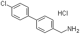 structure of CAS# 410077-96-2, 4-(4-Chlorophenyl)benzylamine hydrochloride
