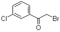 structure of CAS# 41011-01-2, 2-Bromo-3'-chloroacetophenone