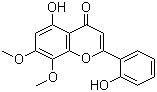 黄芩黄酮 I分子结构 (CAS 41060-16-6)