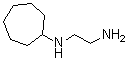 N-环庚基乙二胺分子结构 (CAS 41062-15-1)