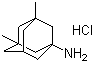 3,5-二甲基金刚胺盐酸盐分子结构 (CAS 41100-52-1)