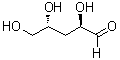 3-脱氧-L-苏式-戊糖分子结构 (CAS 41107-43-1)