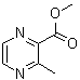 structure of CAS# 41110-29-6, 3-Methylpyrazine-2-carboxylic acid methyl ester