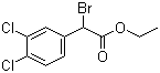 structure of CAS# 41204-08-4, 2'-Bromo-3,4-dichlorophenylacetic acid ethyl ester