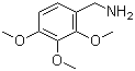structure of CAS# 41219-16-3, 2,3,4-三甲氧基苄胺