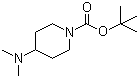 N-Boc-4-二甲氨基哌啶分子结构 (CAS 412293-88-0)