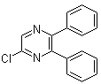 5-氯-2,3-二苯基吡嗪分子结构 (CAS 41270-66-0)