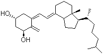 structure of CAS# 41294-56-8, Alfacalcidol
