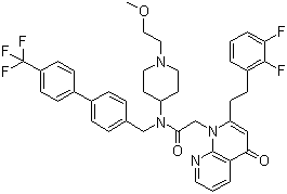 戈沙拉地分子结构 (CAS 412950-27-7)