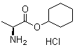structure of CAS# 41324-79-2, L-丙氨酸环己酯盐酸盐