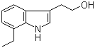 structure of CAS# 41340-36-7, 7-乙基-3-羟乙基吲哚