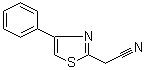 structure of CAS# 41381-89-9, 2-(4-苯基噻唑-2-基)乙腈