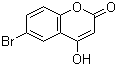 6-溴-4-羟基香豆素分子结构 (CAS 4139-61-1)