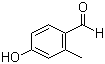 structure of CAS# 41438-18-0, 4-Hydroxy-2-methylbenzaldehyde