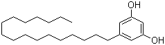 structure of CAS# 41442-57-3, 5-Heptadecylresorcinol