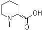 structure of CAS# 41447-17-0, (R)-1-甲基-2-哌啶羧酸