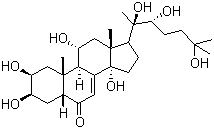 土克甾酮分子结构 (CAS 41451-87-0)