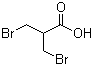3-溴-2-溴甲基丙酸分子结构 (CAS 41459-42-1)
