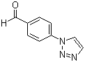 4-([1,2,3]三唑-1-基)苯甲醛分子结构 (CAS 41498-10-6)