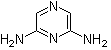 structure of CAS# 41536-80-5, 2,6-吡嗪二胺