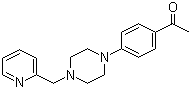 CAS 登录号：415925-40-5, 1-(4-(4-((吡啶-2-基)甲基)哌嗪-1-基)苯甲酮