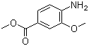 structure of CAS# 41608-64-4, 4-氨基-3-甲氧基苯甲酸甲酯