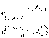 structure of CAS# 41639-83-2, 拉坦前列腺素(游离酸)