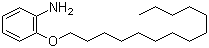2-十四烷氧基苯胺分子结构 (CAS 41710-89-8)