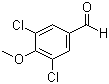 structure of CAS# 41727-58-6, 3,5-二氯-4-甲氧基苯甲醛