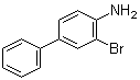 structure of CAS# 41738-70-9, 3-溴-1,1'-联苯-4-胺