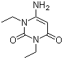 structure of CAS# 41740-15-2, 6-氨基-1,3-二乙基-2,4(1H,3H)-嘧啶二酮
