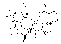 CAS 登录号：41849-35-8, 10-羟基乌头碱