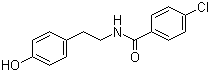structure of CAS# 41859-57-8, N-(4-氯苯甲酰基)-酪胺
