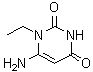 structure of CAS# 41862-09-3, 1-乙基-6-氨基尿嘧啶