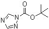 structure of CAS# 41864-24-8, 1H-1,2,4-三唑-1-羧酸叔丁酯